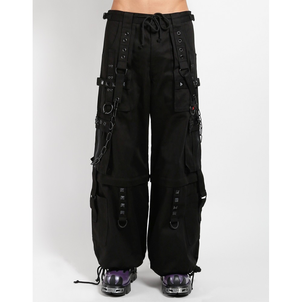 Tripp NYC - Mega Dark Street Pantalon large - Fermeture éclair - Noir